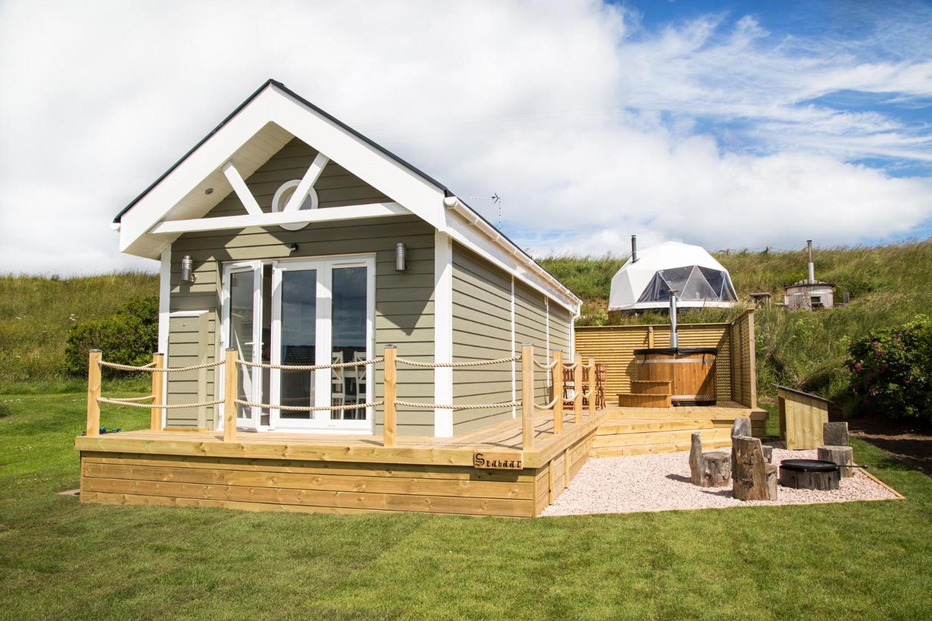 Sauchope Links Holiday Lodge And Glamping Park Crail Exterior foto